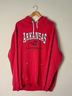 COLOSSEUM Men's Colosseum Cardinal Arkansas Razorbacks Sunrise Pullover Hoodie